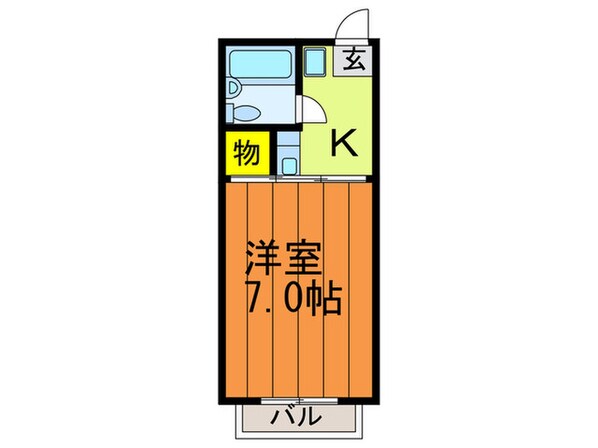 ハイツ大村の物件間取画像